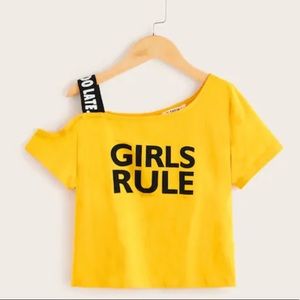 Girls Rule - Off Shoulder top